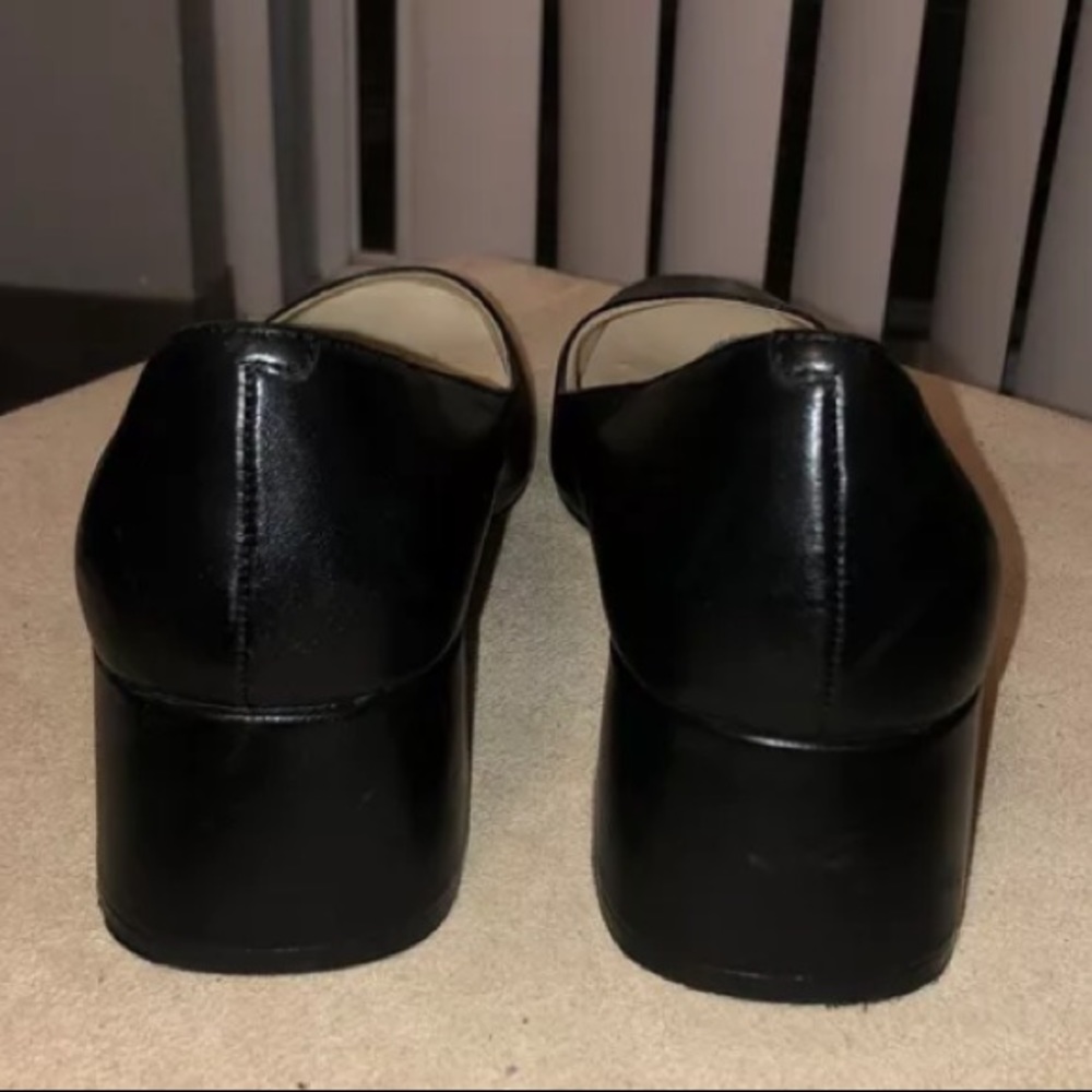 ⚡️KARL LAGERFELD ‘Charee’ Low Block Heel Black Paris Chanel French Classic - Picture 12 of 16